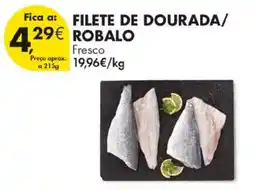 Pingo Doce filete de dourada/robalo promoção