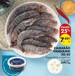 Pingo Doce Camarão vannamei promoção