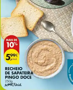 Pingo Doce Recheio de sapateira pingo doce promoção