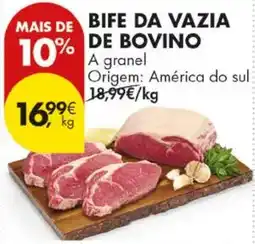 Pingo Doce Bife da vazia de bovino promoção