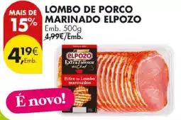 Pingo Doce Lombo de porco marinado elpozo promoção