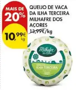 Pingo Doce Queijo de vaca da ilha terceira milhafre dos açores promoção