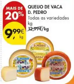 Pingo Doce Queijo de vaca d. pedro promoção