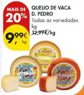 Pingo Doce Queijo de vaca d. pedro promoção