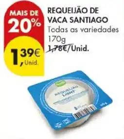 Pingo Doce Requeijão de vaca santiago promoção