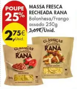 Pingo Doce Massa fresca recheada rana promoção