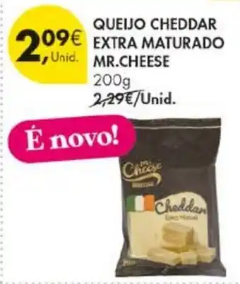 Pingo Doce Queijo cheddar extra maturado mr.cheese promoção