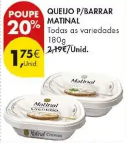 Pingo Doce Queijo p/barrar matinal promoção