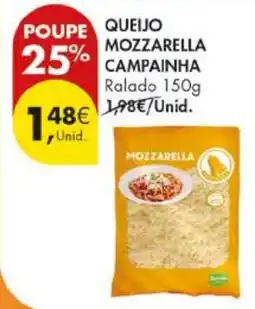 Pingo Doce Queijo mozzarella campainha promoção