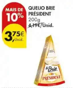 Pingo Doce queijo brie president promoção