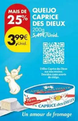 Pingo Doce Queijo caprice des dieux promoção