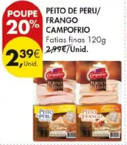 Pingo Doce Peito de peru frango campo frio promoção