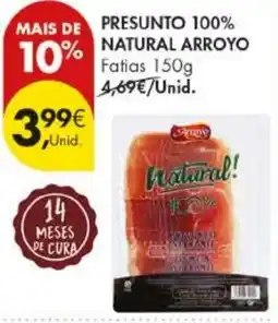 Pingo Doce Presunto 100% natural arroyo promoção