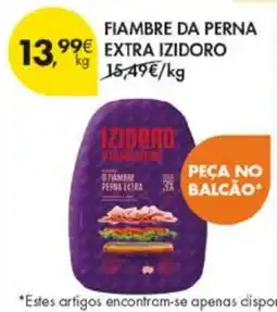 Pingo Doce Fiambre da perna extra izidoro promoção