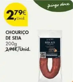 Pingo Doce Chouriço de seia pingo doce promoção