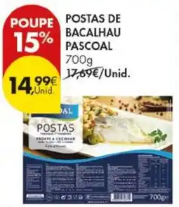 Pingo Doce Postas de bacalhau pascoal promoção