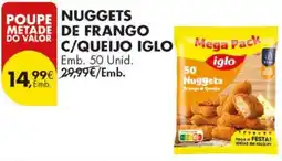 Pingo Doce nuggets de frango c/queijo iglo promoção