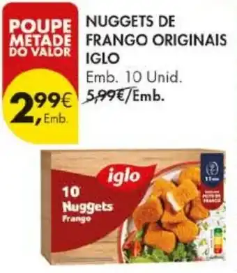 Pingo Doce nuggets de frango originais iglo promoção
