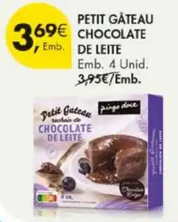 Pingo Doce Petit Gâteau chocolate de leite promoção