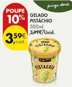 Pingo Doce Gelado pistáchio pingo doce promoção