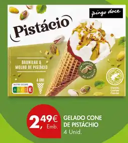 Pingo Doce Pingo doce gelado cone de pistáchio promoção