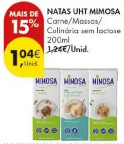 Pingo Doce Natas uht mimosa promoção