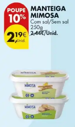 Pingo Doce Manteiga mimosa promoção