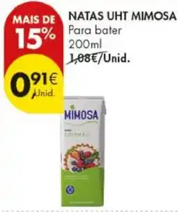 Pingo Doce Natas uht mimosa promoção
