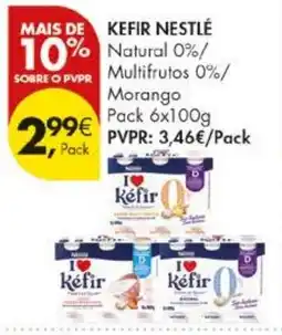 Pingo Doce Kefir Nestlé Natural 0%/Mulifrutos 0%/Morango promoção