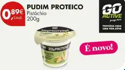 Pingo Doce Pudim proteico go active pistachio promoção