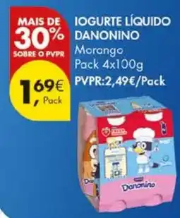 Pingo Doce Iogurte líquido danonino promoção