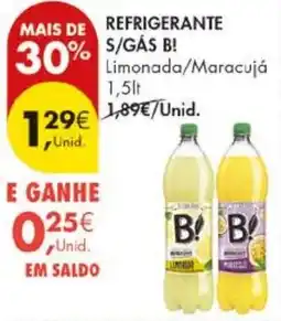 Pingo Doce Refrigerante s/gás b! limonada/maracujá promoção