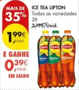 Pingo Doce Ice tea lipton todas as variedades promoção