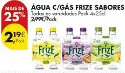 Pingo Doce Água c/gás frize sabores promoção