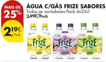 Pingo Doce Água c/gás frize sabores promoção