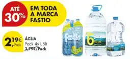 Pingo Doce Água fastio promoção