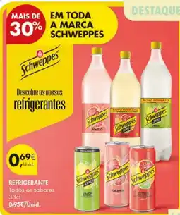 Pingo Doce Schweppes refrigerantes promoção