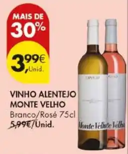 Pingo Doce vinho alentejo monte velho promoção