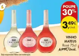 Pingo Doce vinho mateus rosé promoção