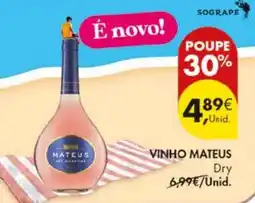 Pingo Doce vinho mateus dry promoção