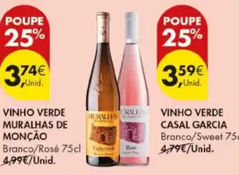 Pingo Doce vinho verde muralhas de monção promoção