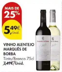 Pingo Doce vinho alentejo marquês de borba promoção
