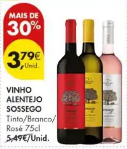 Pingo Doce vinho alentejo sossego promoção