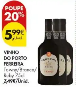 Pingo Doce vinho do porto ferreira promoção