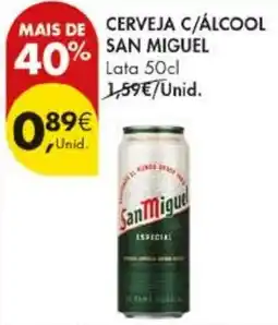 Pingo Doce Cerveja c/álcool san miguel promoção
