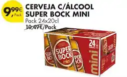 Pingo Doce Cerveja c/álcool super bock mini promoção