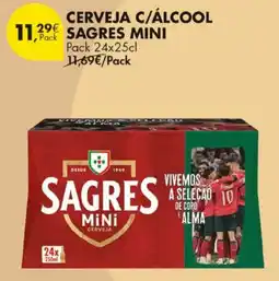 Pingo Doce Cerveja c/álcool sagres mini promoção