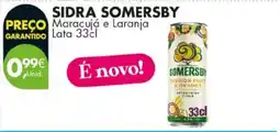 Pingo Doce Sidra somersby maracujá e laranja promoção