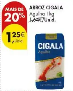 Pingo Doce Arroz Cigala Agulha promoção