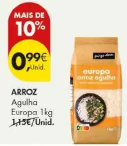 Pingo Doce arroz agulha europa promoção